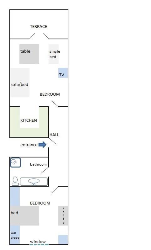 TERRACE 2 BEDROOM APARTMENT- WIFI-Covent Garden Apartment London
